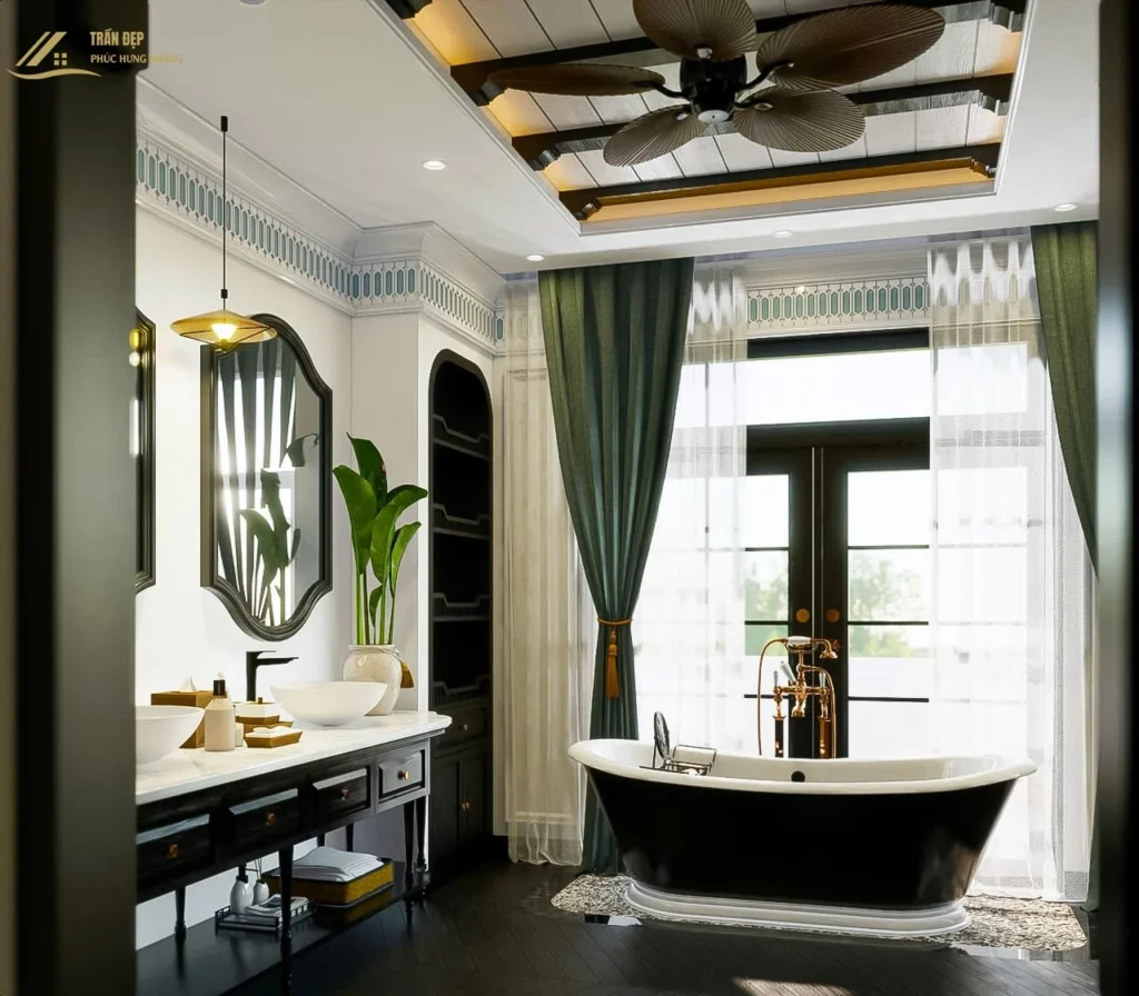 Thi công trần đẹp Phúc Hưng Khang