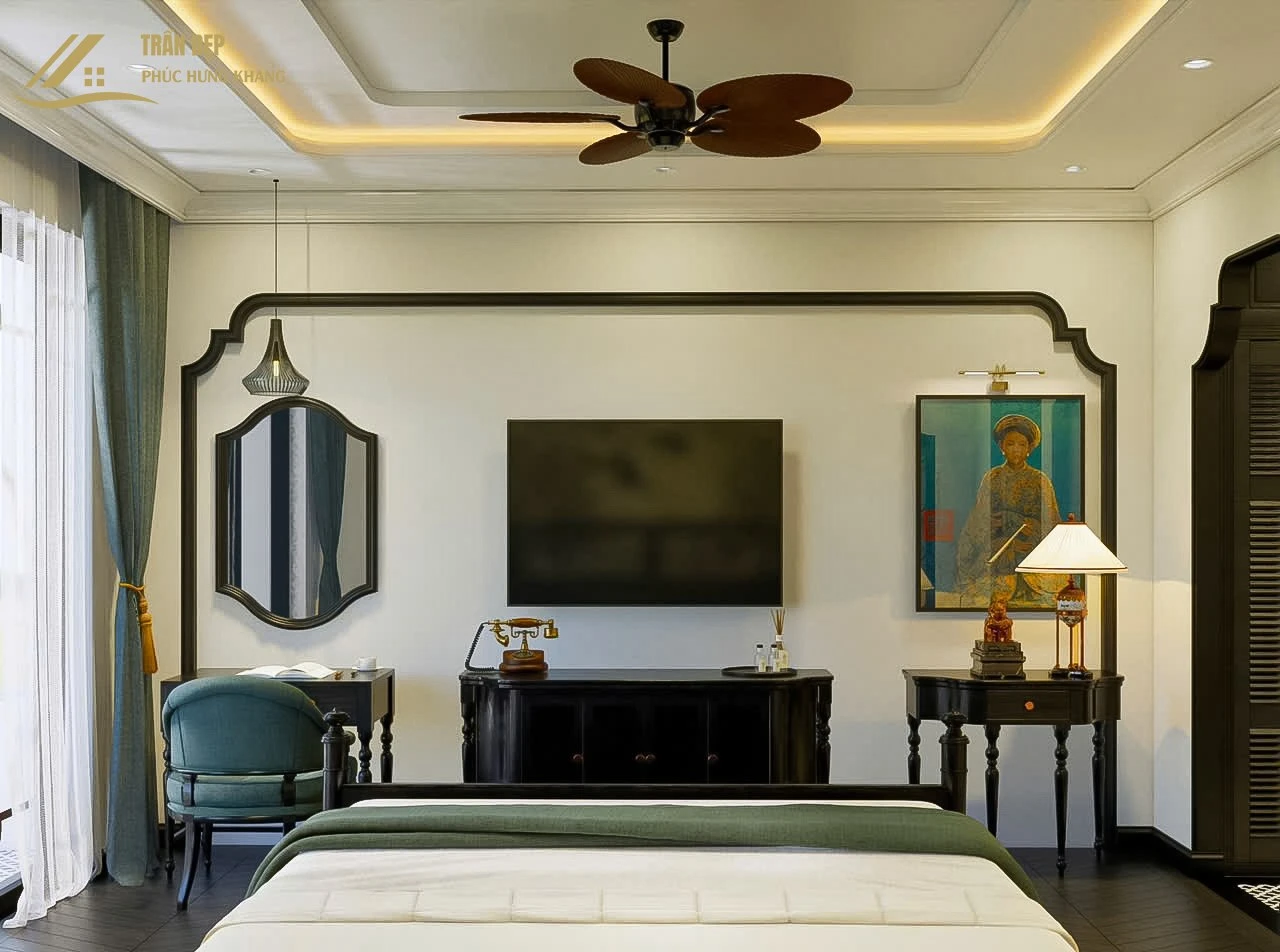 Thi công trần đẹp Phúc Hưng Khang