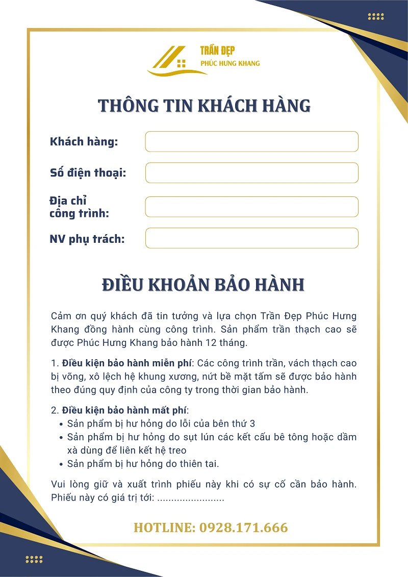 Phiếu bảo hành phúc hưng khang 2